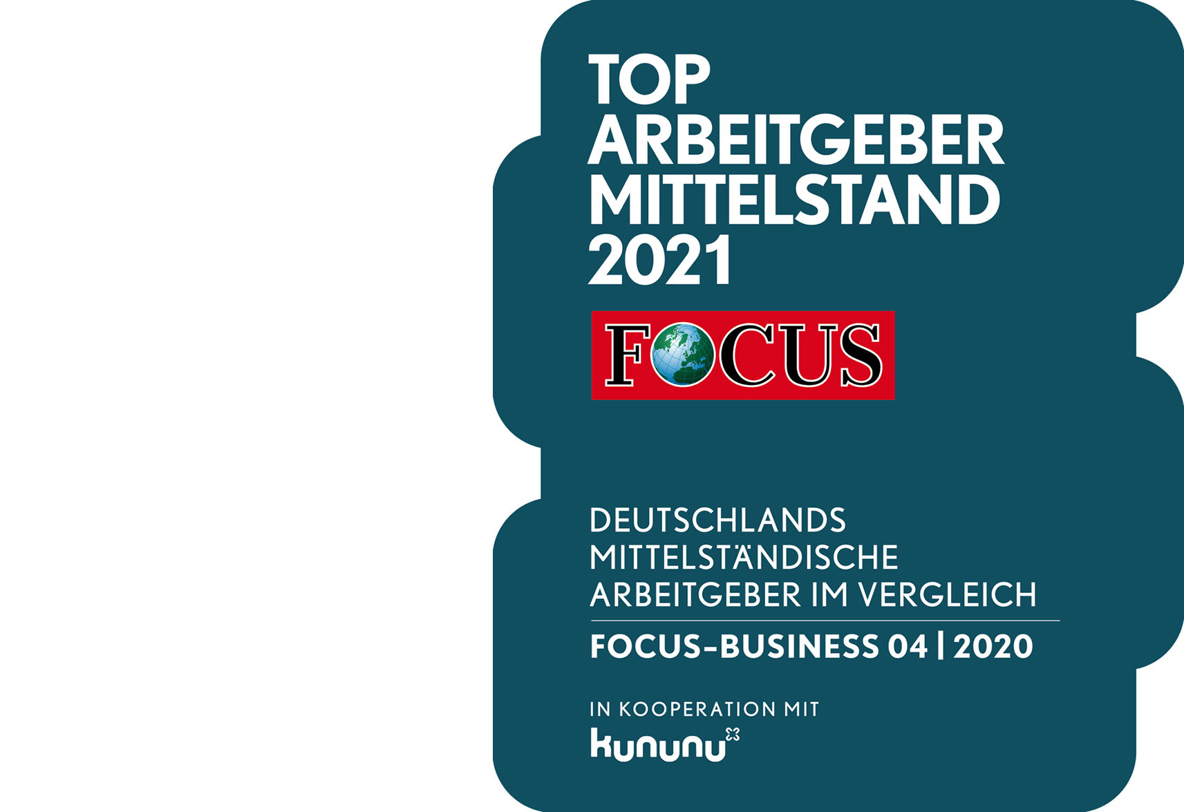 Top Arbeitgeber Focus 2021