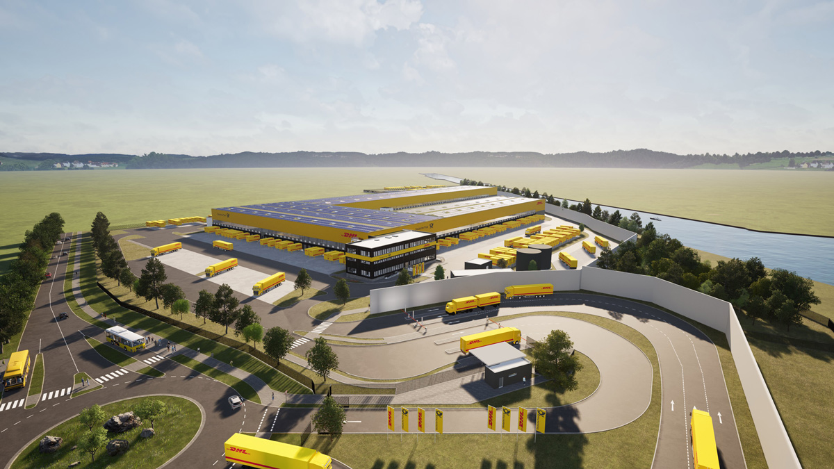 Paketzentrum II Hannover Rendering