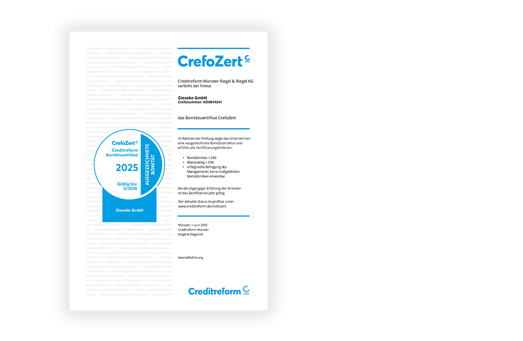 Bonitätszertifikat CrefoZert