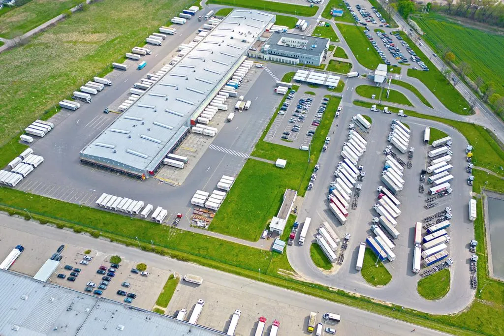 Drohnenaufnahme Logistikstandort