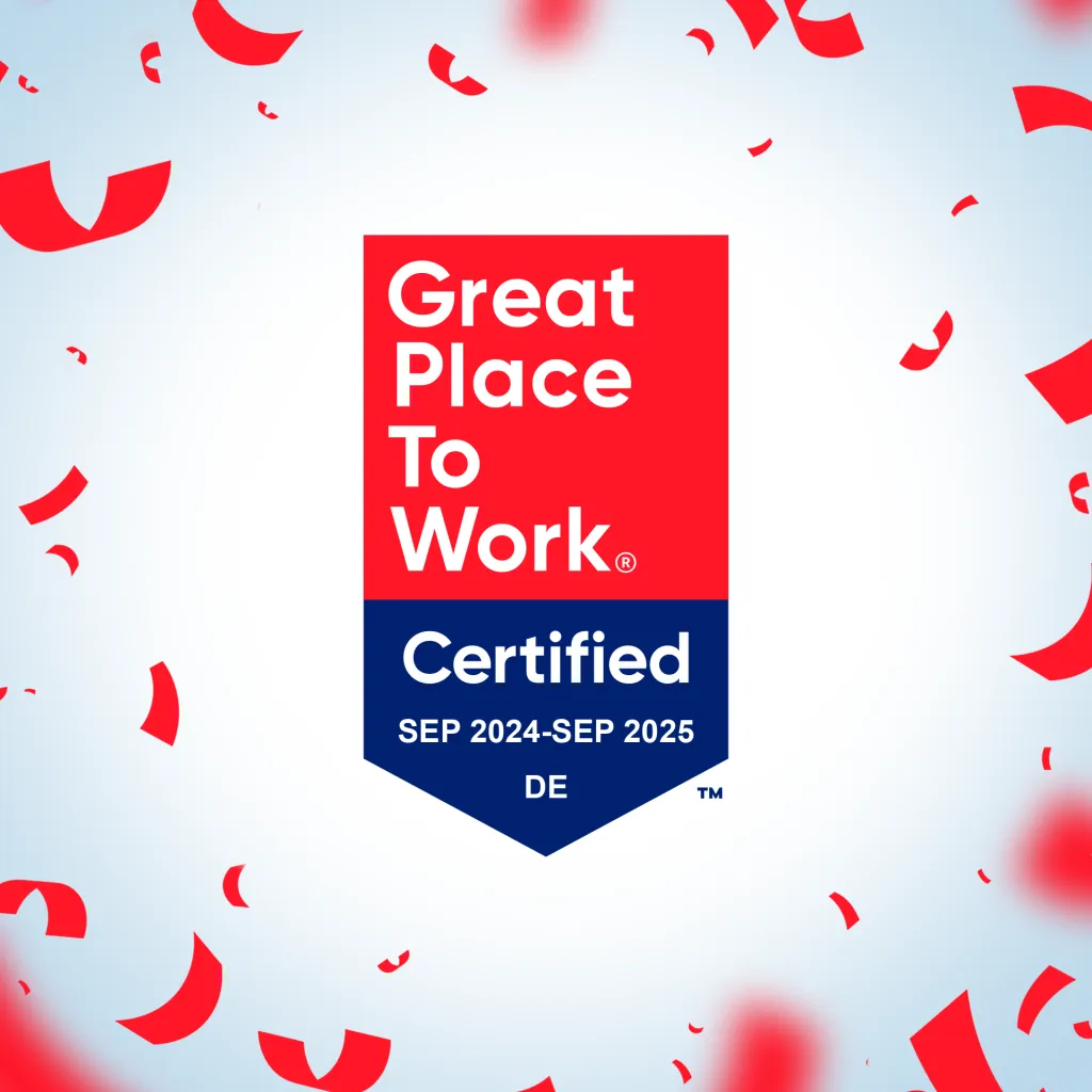 Great Place To Work Zertifikat September 2024 bis September 2025