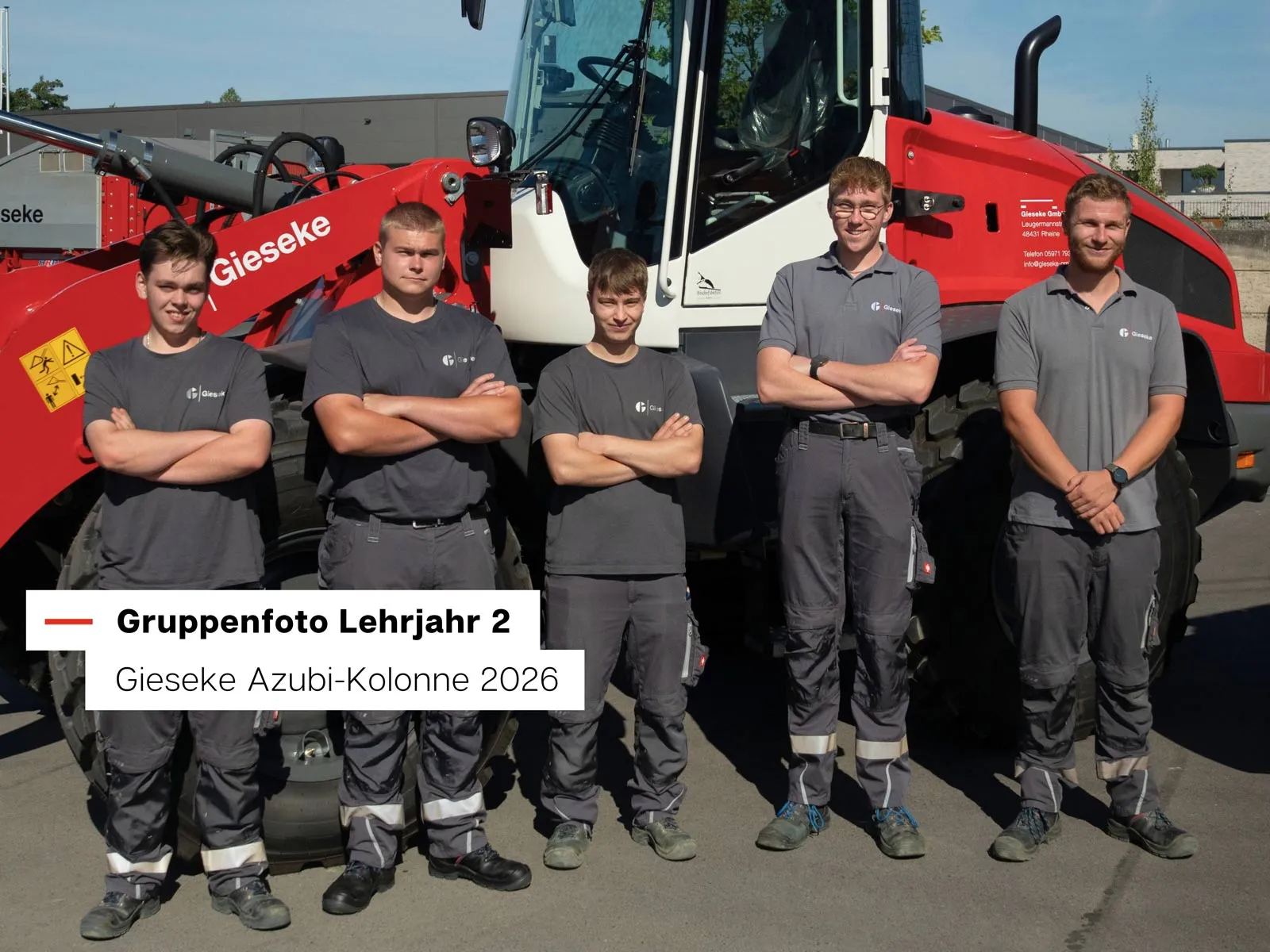 Gruppenfoto des 2. Lehrjahrs 2026