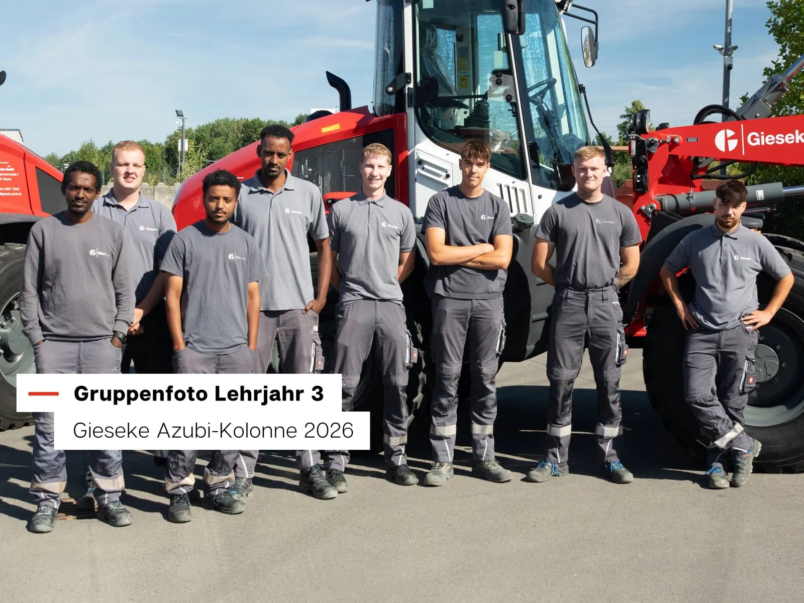Gruppenfoto des 3. Lehrjahrs 2026