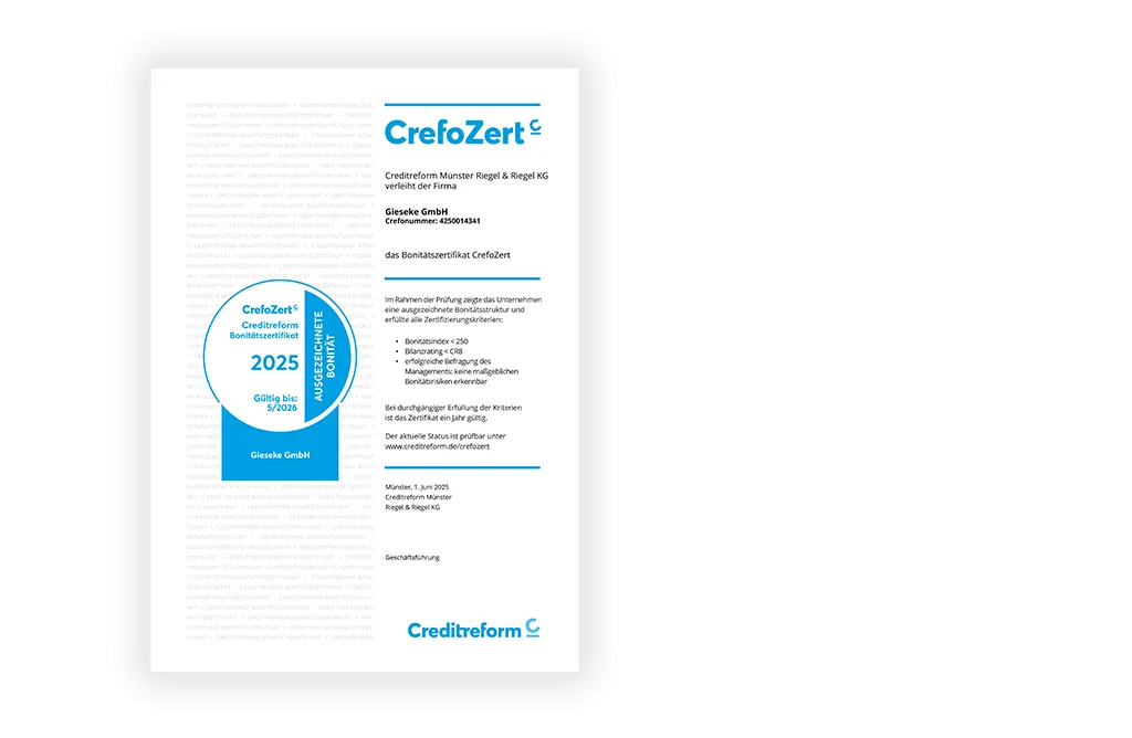 Bonitätszertifikat CrefoZert