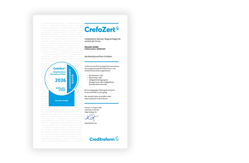 Bonitätszertifikat CrefoZert