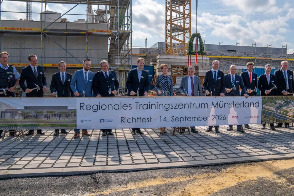 Gruppenbild Richtfest
