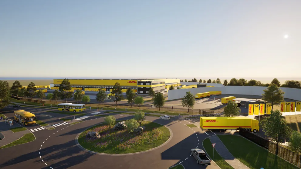 DHL Hannover Rendering